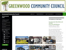 Tablet Screenshot of greenwoodcommunitycouncil.org